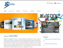 Tablet Screenshot of kalypsosolutions.in